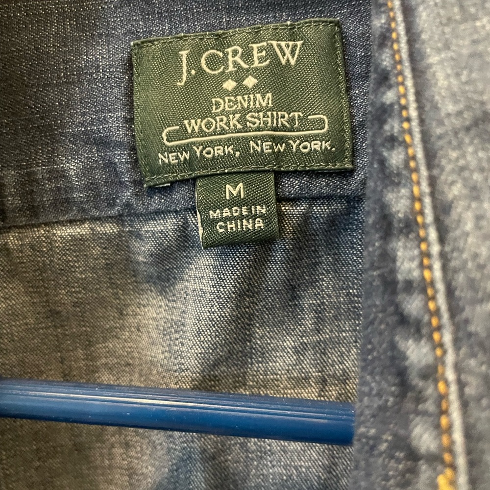 J Crew - Men Denim Work Shirt - Medium